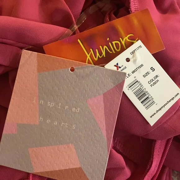 Inspired Hearts Pink Evening Dress, Size Small,  NWT - Picture 6 of 8